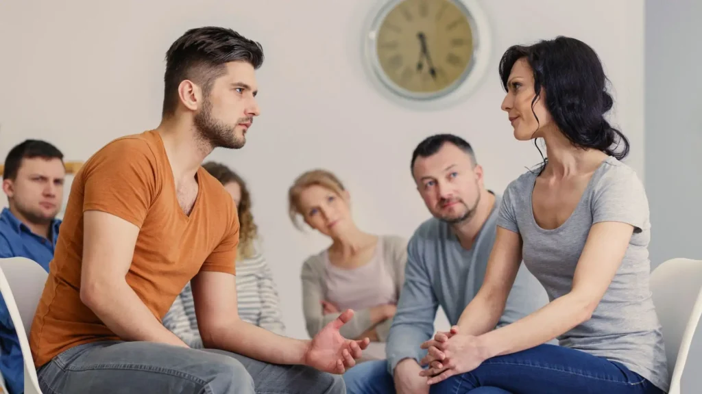 Paar-Übung beim Workshop