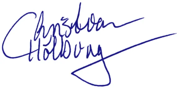 Unterschrift Christian Hölbing